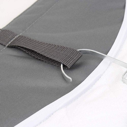 Forzaddik Over The Door Vertical Steamboard Press Pad, for Hand Held Steamer, portable ironing mat for traveling