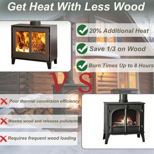 2.5" x 12.75" x 1" 30006623 Wood Stove Catalytic Combustor Replacement for Vermont Castings Defiant for Encore , Wood Stoves Parts for Catalytic Combustors, Ceramic, Easy Installation, Long-Lasting