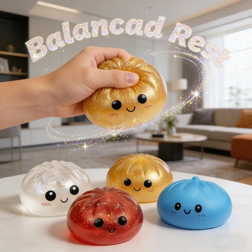 Glitter Dumpling Squishy Mystery Box by [Brand Name] - Surprise Mini Steamer Toy | No Duplicates, Perfect for Party Favors