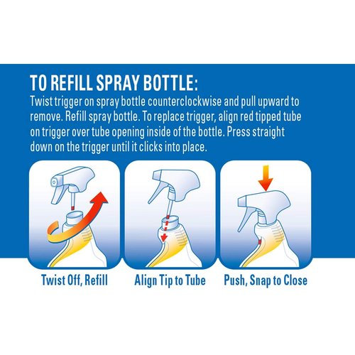 Formula 409 Multi-Surface Spray Cleaner, Lemon Scent, 22 Ounces, Pack of 3