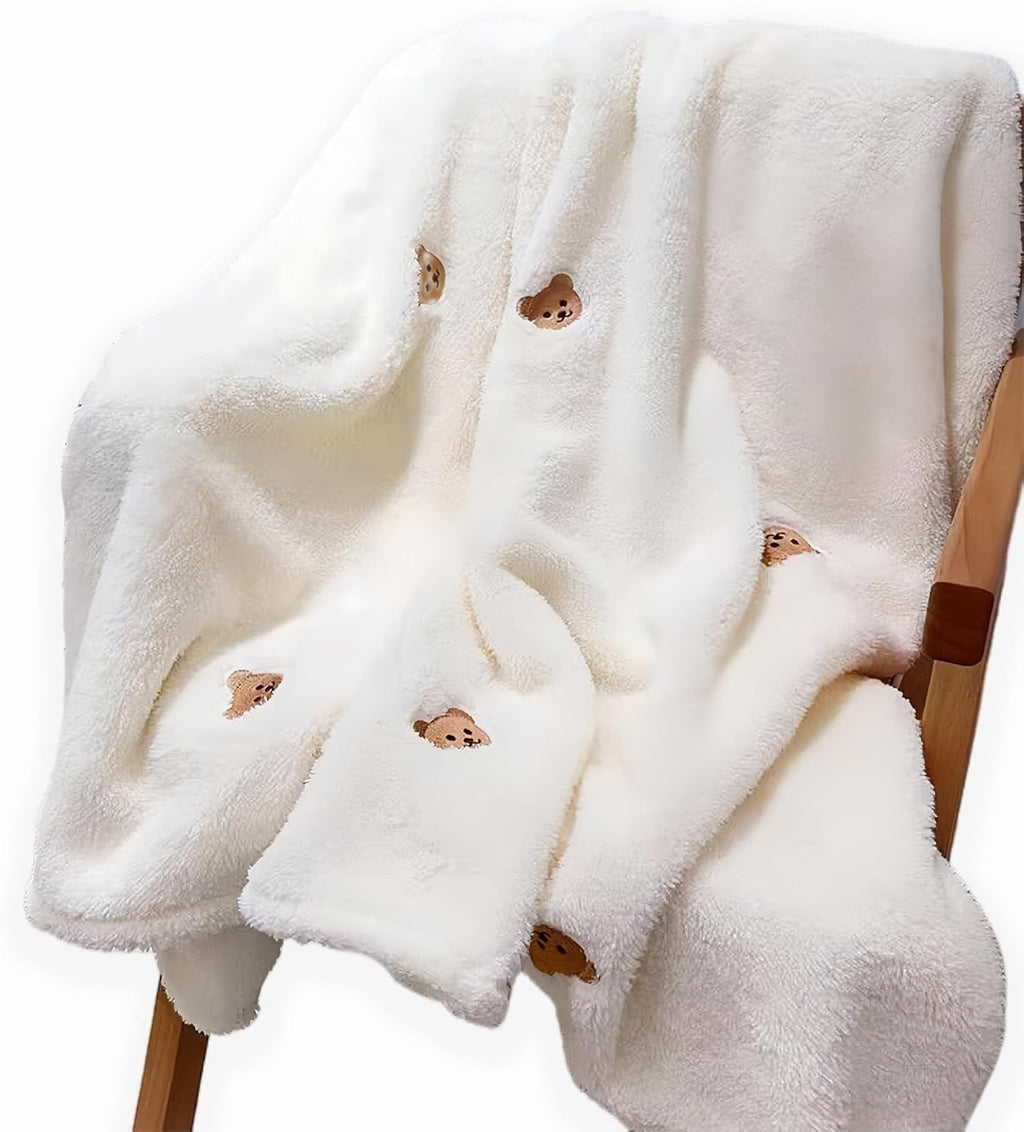 Skiennix Ultra Soft Baby Receiving Blanket - Cozy 31”x40” Neutral Swaddle for Boys & Girls
