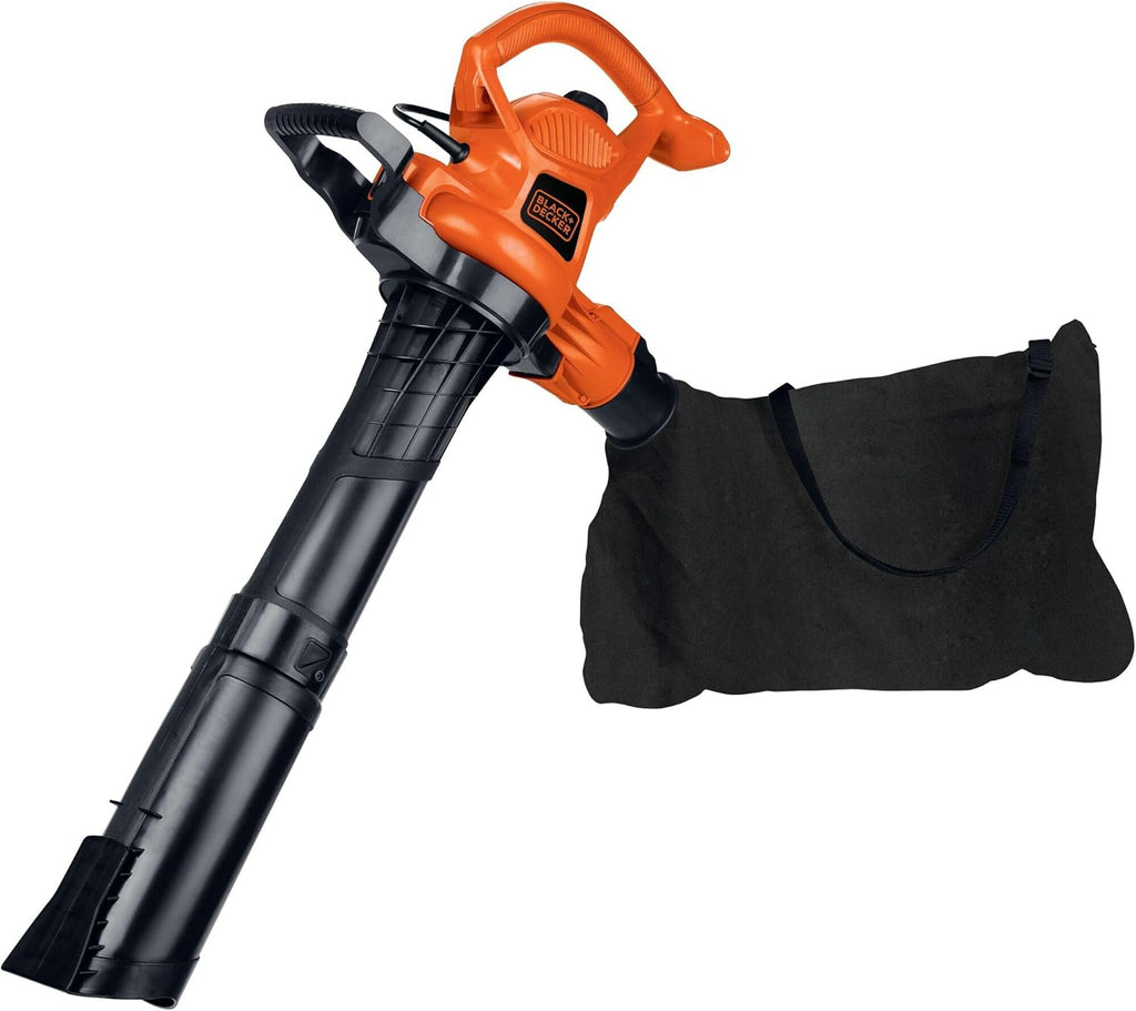 BLACK+DECKER 3-in-1 Corded Leaf Blower, Vacuum & Mulcher - 230 MPH, 12 Amp Handheld Combo