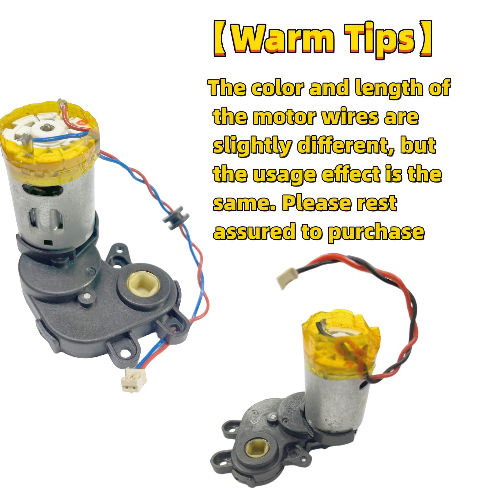 Main Brush Motors for Ecovacs DEEBOT OZMO Yeedi T8 T9 T9+/T8 AIVI/T8/N8 Pro/N8 Pro plus/N8/N8+/920/950/T5/N7/X1/T10 DVX34 DX9G Series Robot Vacuums