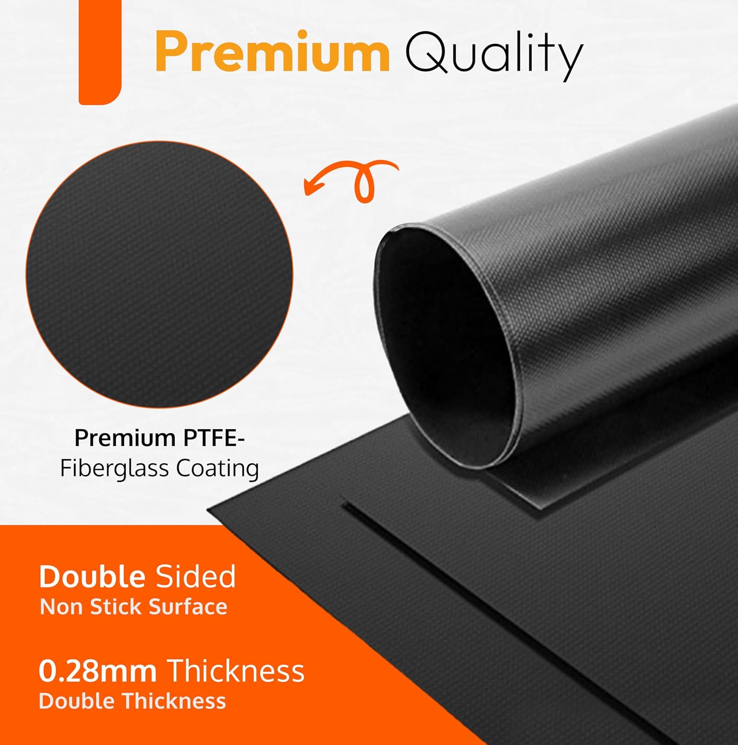 Skiennix Oven Liners - Heavy Duty Non-Stick Mats | 17” x 25” | BPA & PFOA Free, Easy Clean & Heat Resistant
