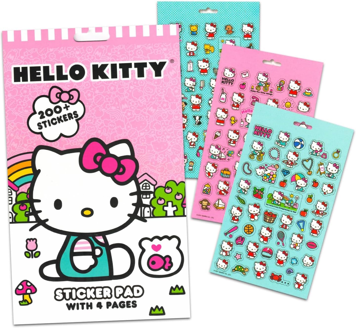SANRIO My Melody and Kuromi Backpack & Lunch Box Set - 16' Backpack, Lunch Bag, Water Bottle, Stickers