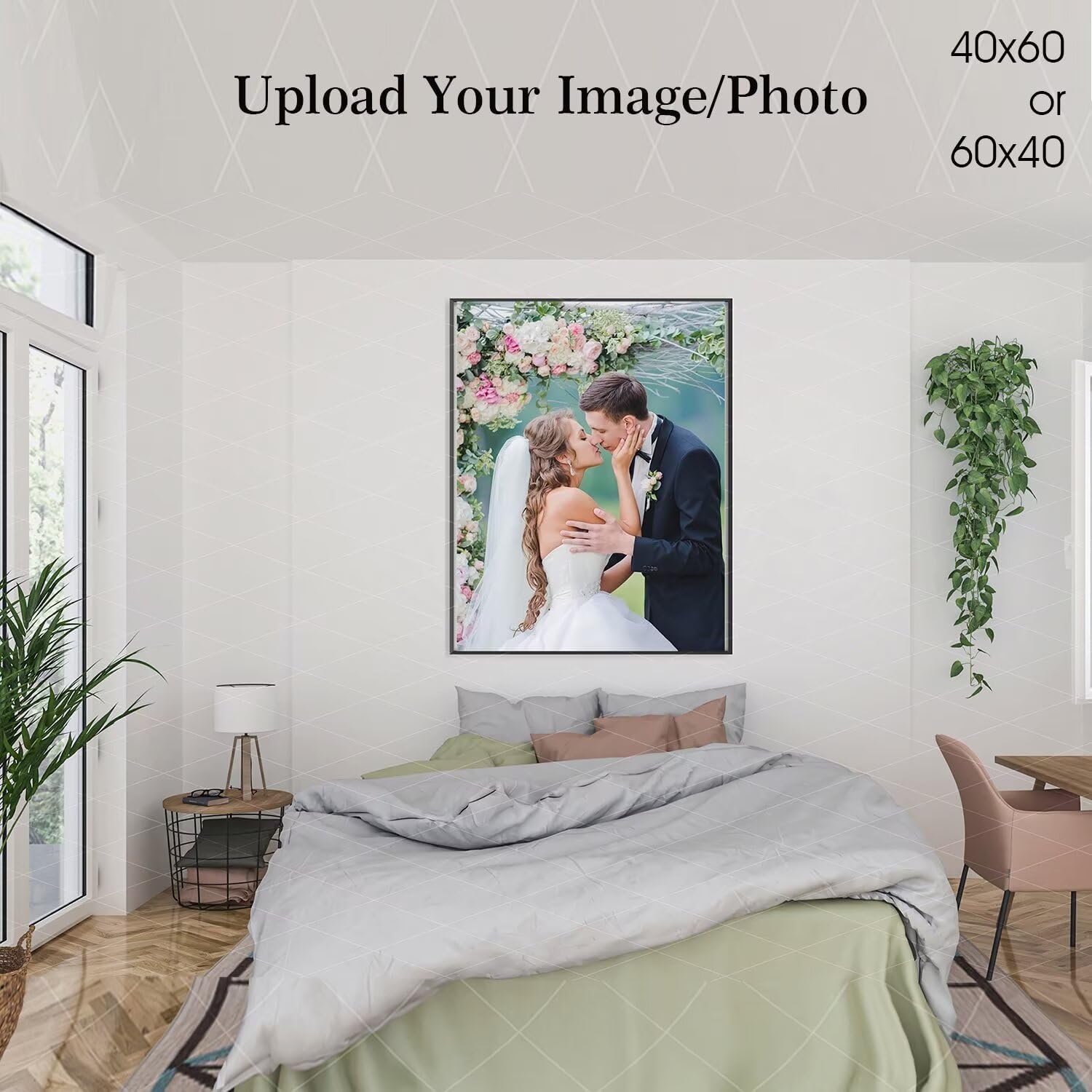 TFEN Custom Photo Poster Prints - Upload Your Image | 40x60 Inches | Made in USA Home Decor Wall Art