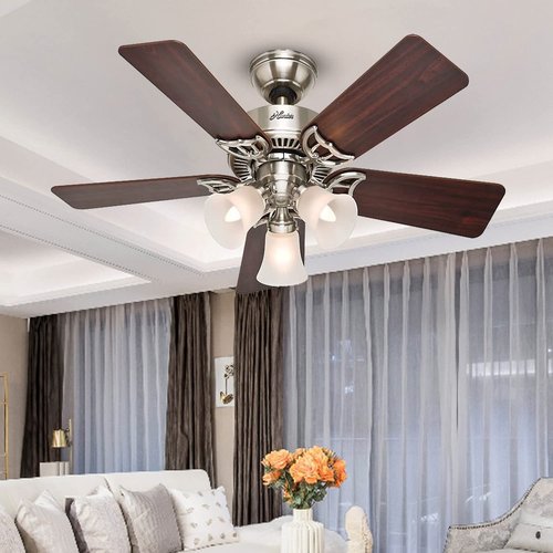 Glass Shade Replacement for Light Fixtures, 4 Pack Ceiling Fan Light Covers, Frosted Opal Color Ceiling Fan Glass Globes, 4 3/4" Diameter, 2 1/8" Fitter