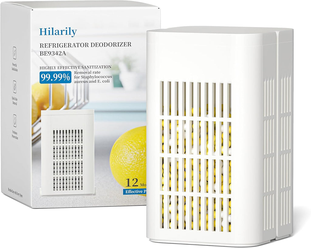 Skiennix Refrigerator Deodorizer - Long-Lasting Odor Eliminator for Freshness | 12 Months Supply