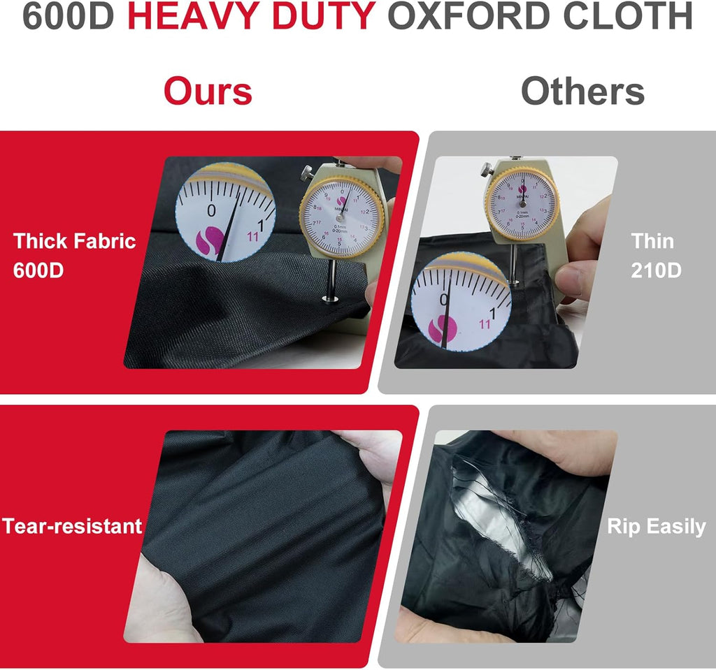 Weber 30-Inch Grill Cover - Heavy Duty 600D Waterproof BBQ Protection | Weather & UV Resistant