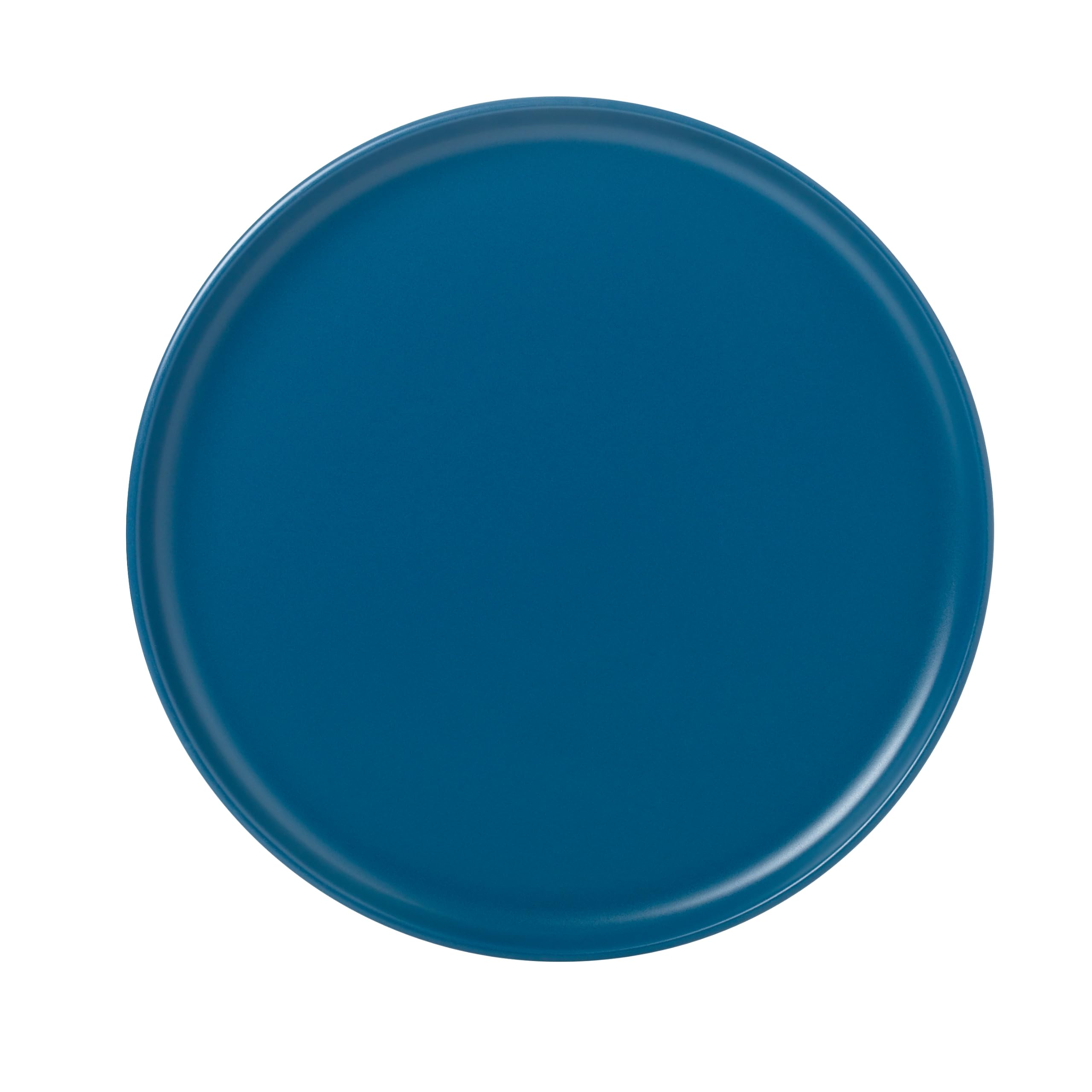 Lorren Home Trends Blue Stoneware Dinnerware Set, 16 Piece, Service for 4, Microwave and Dishwasher Safe