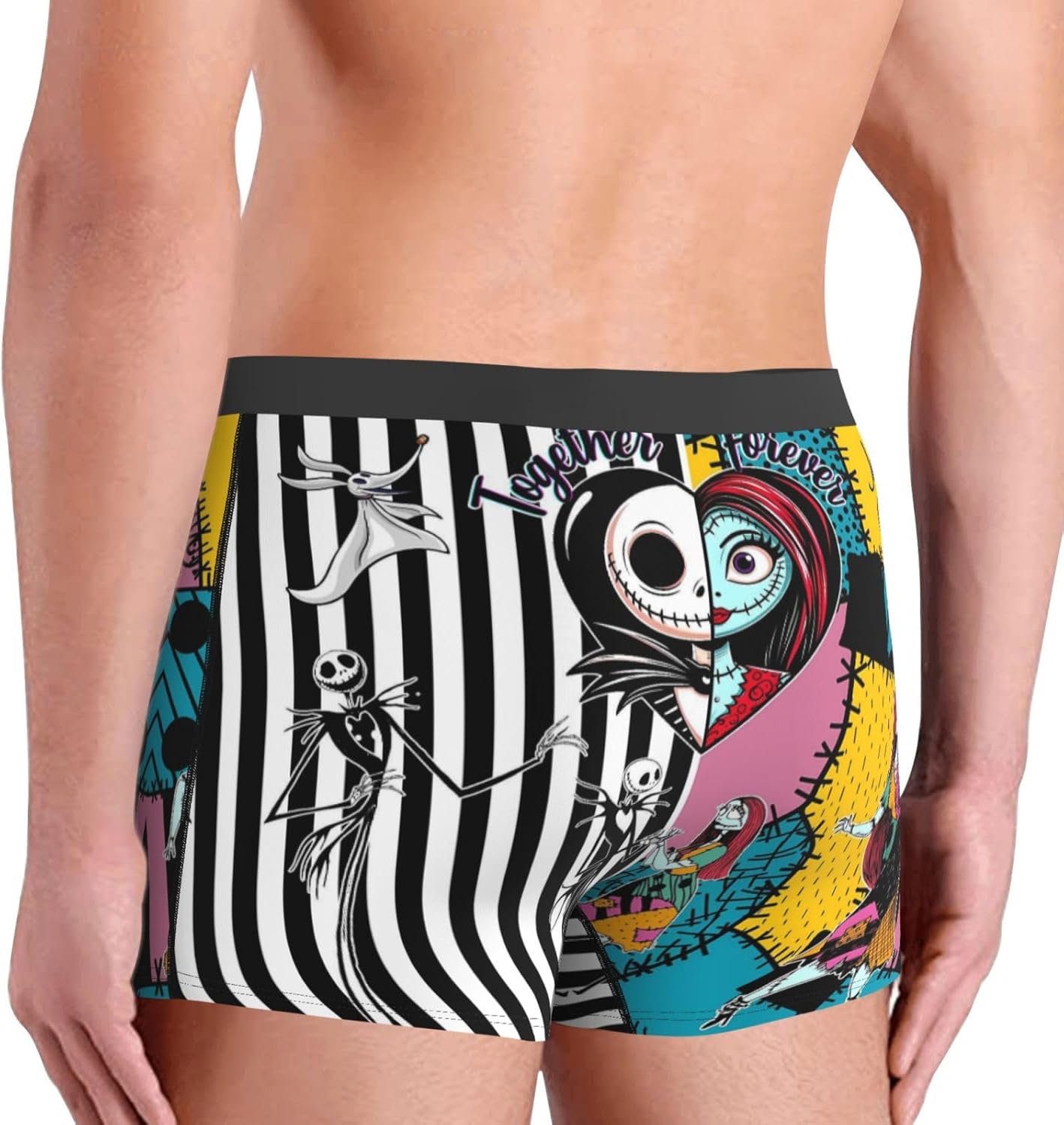 Skiennix Nightmare Christmas Men's Underwear Briefs - Breathable Stretch Novelty Shorts