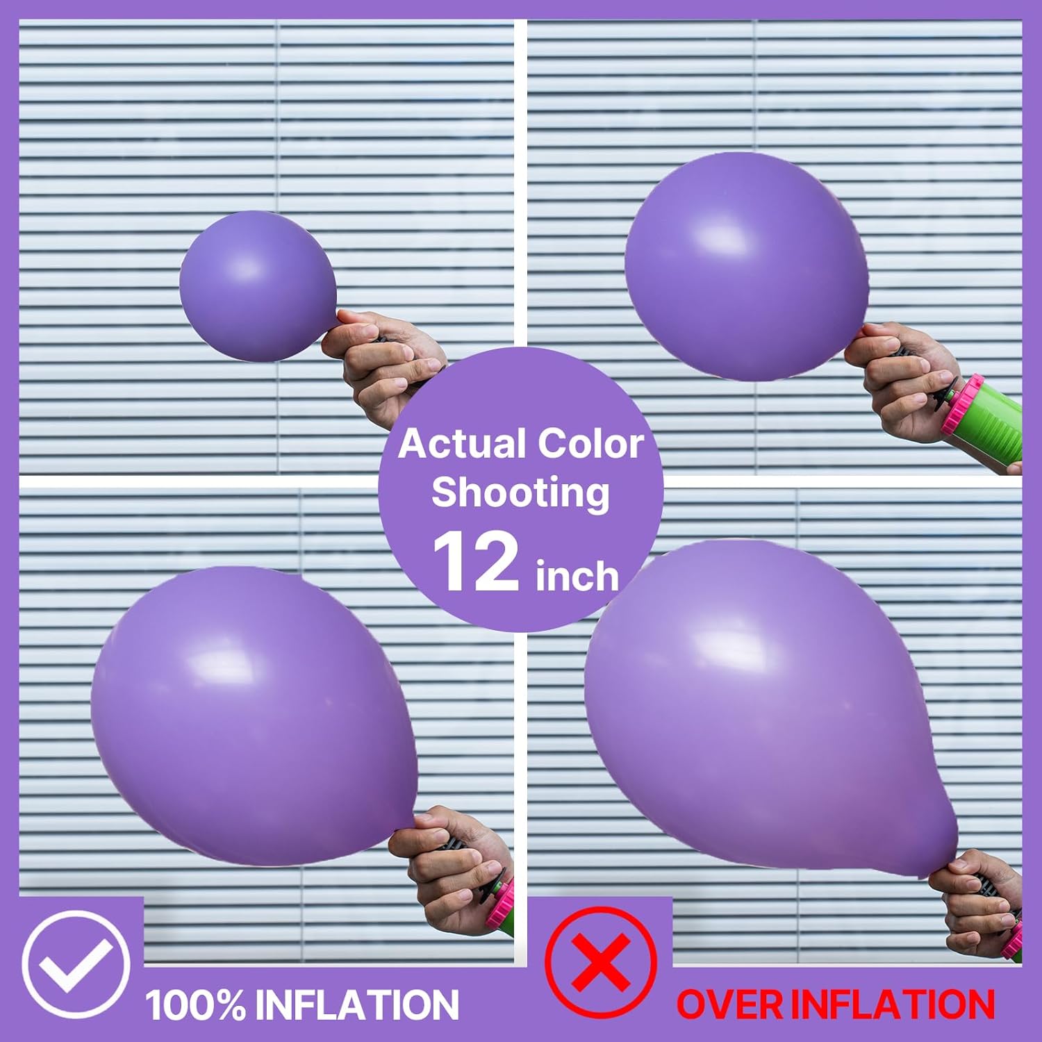 PartyWoo Purple Balloon Arch Kit - 152 Pcs in Various Sizes for Birthday & Wedding Decor | Purple Y-15