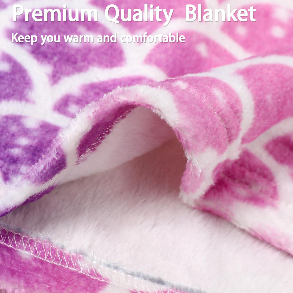 Rediar Mermaid Tail Blanket for Girls Soft Flannel Sleeping Snuggle Kids Wearable Blanket Toddler Teen Birthday Christmas Gift 3-4 4-6 7-8 10-12