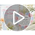 Thank You Heart-Shaped Ceramic Ornament for Mom - Heartfelt Mother's Day Gift - Variation 1-1