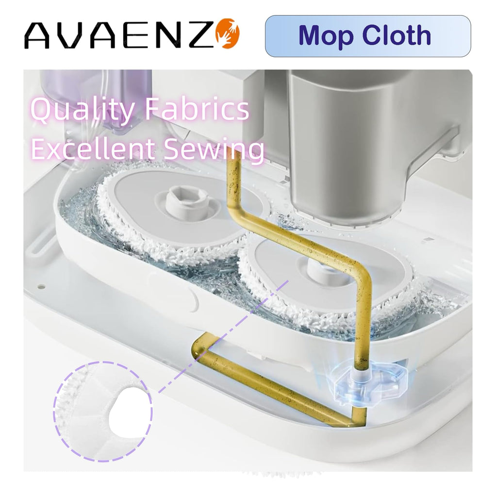 Avaenzo Replacement Mop Pads Compatible with Narwal Freo Pro X Ultra Narwal Freo Z Ultra Z10 T10 J3 J4 J5 R10 Microfiber Resuable Mop Cloth Robot Vacuum Cleaner Accessories