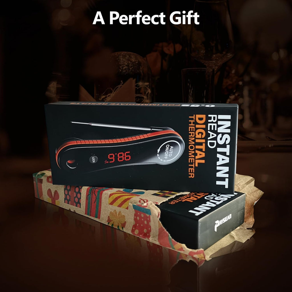Paysean Digital Meat Thermometer - Instant Read in 0.5 Seconds | Perfect for Grilling, BBQ, and Candy