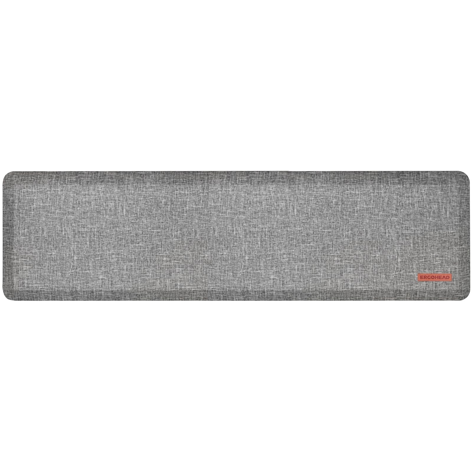 Ergohead Anti Slip 7/8 inchs Anti Fatigue Kitchen Floor Mat, Ergonomic Comfort Standing Mat, Waterproof Kitchen Runner for Home, Kitchen, Office, Laundry, Garage (Light Gray, 17.3" x 60" -0.87")