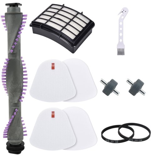 Leadaybetter Brush Roll Filter Replacement for Shark Navigator Lift Away NV350 NV351 NV352 NV356E S2 NV360 NV355 NV356 NV357 NV358 Vacuum Cleaner, with Belt and Wheels