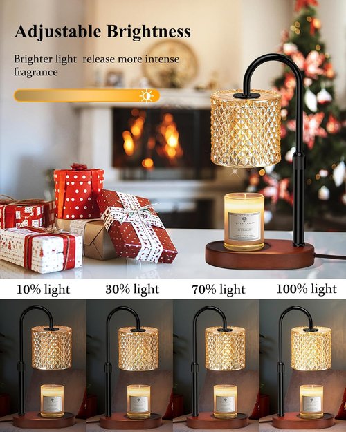 Engpure Candle Warmer Lamp - Adjustable Height & Timer | Perfect Gift for Women, Home Décor