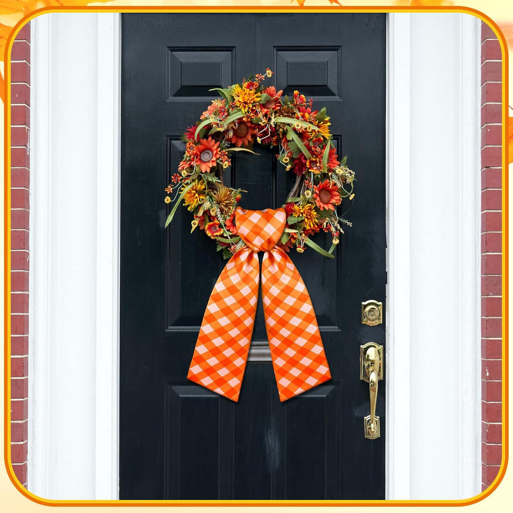 VitalCozy Wreath Sash Set - Chinoiserie Design for Easter & Spring | 4.5" W x 56" L, Indoor/Outdoor Decor