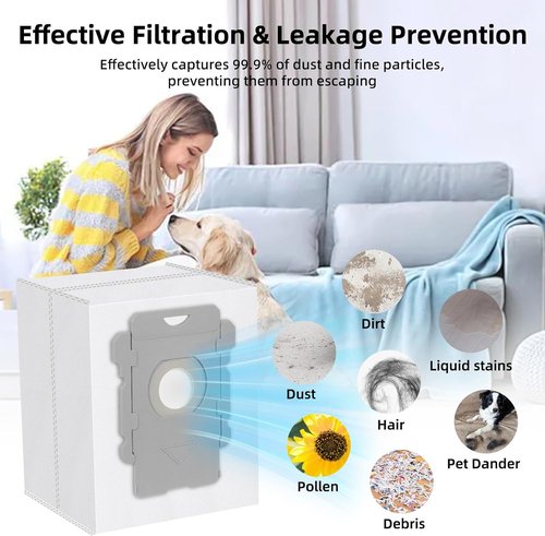 iRobot Replacement Vacuum Bags - 14 Pack Compatible with Roomba i7+, i8+, i3+, j7+ & More