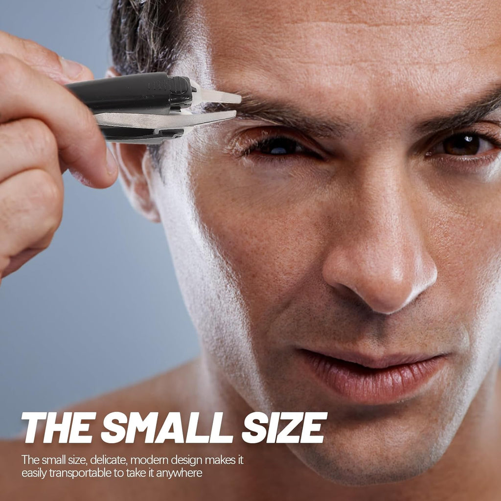 Skiennix Automatic Eyebrow Tweezers Set - Professional Retractable Design for Effortless Hair Removal