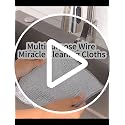 Wire Dishwashing Rags Non-Scratch Miracle Cleaning Cloths 6 Pack