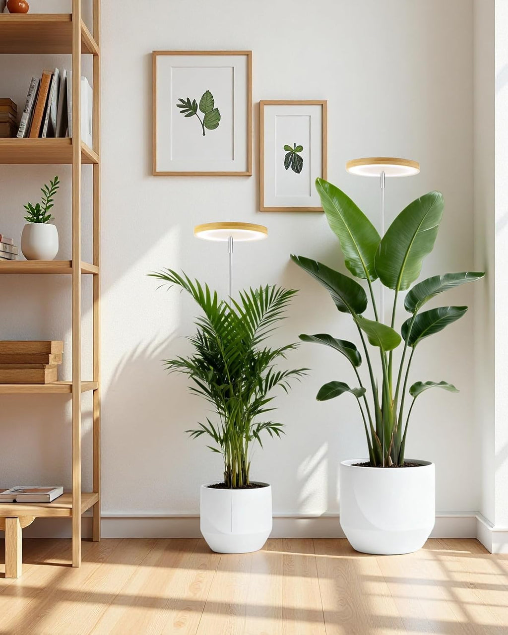 Yadoker LED Grow Light - Full Spectrum Indoor Plant Lighting with Adjustable Height & Timer | Safe 5V Design