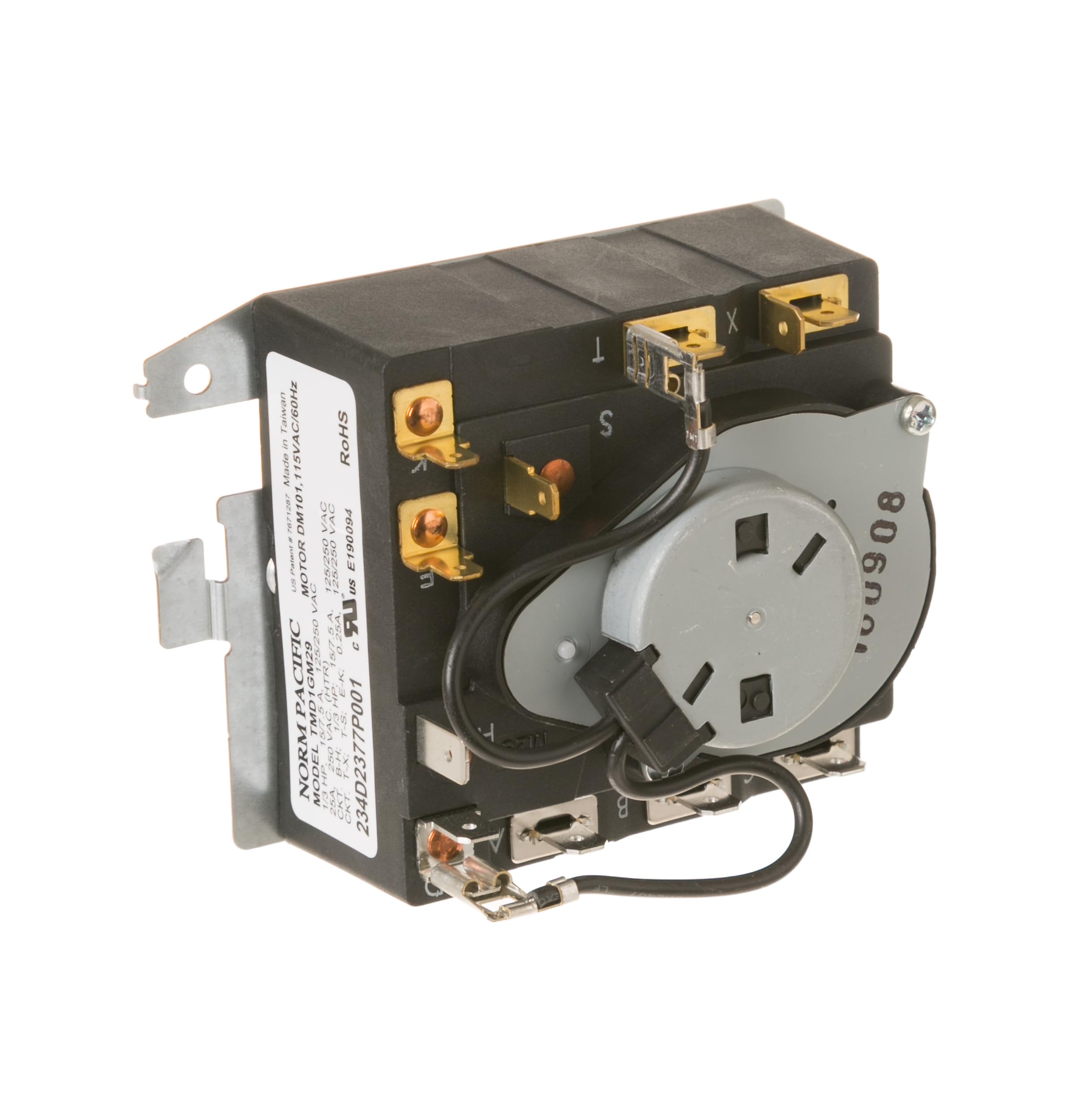 Parts Master Replacement for GE Dryer Timer WE04X24551 AP6027534 PS11759041