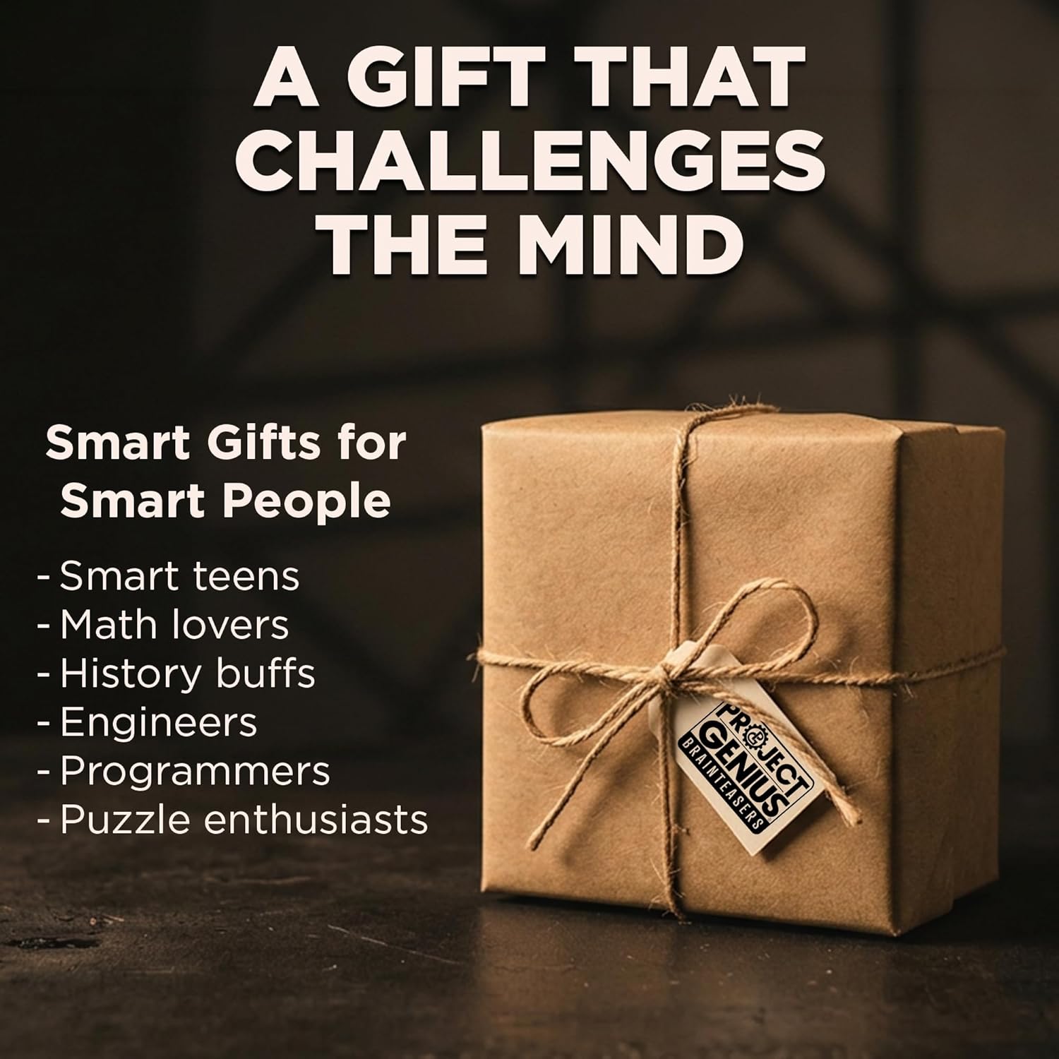 Project Genius Caesar's Calendar Wood Puzzle - 365+ Brainteasers for Adults & Kids 8+ | Unique Desk Challenge