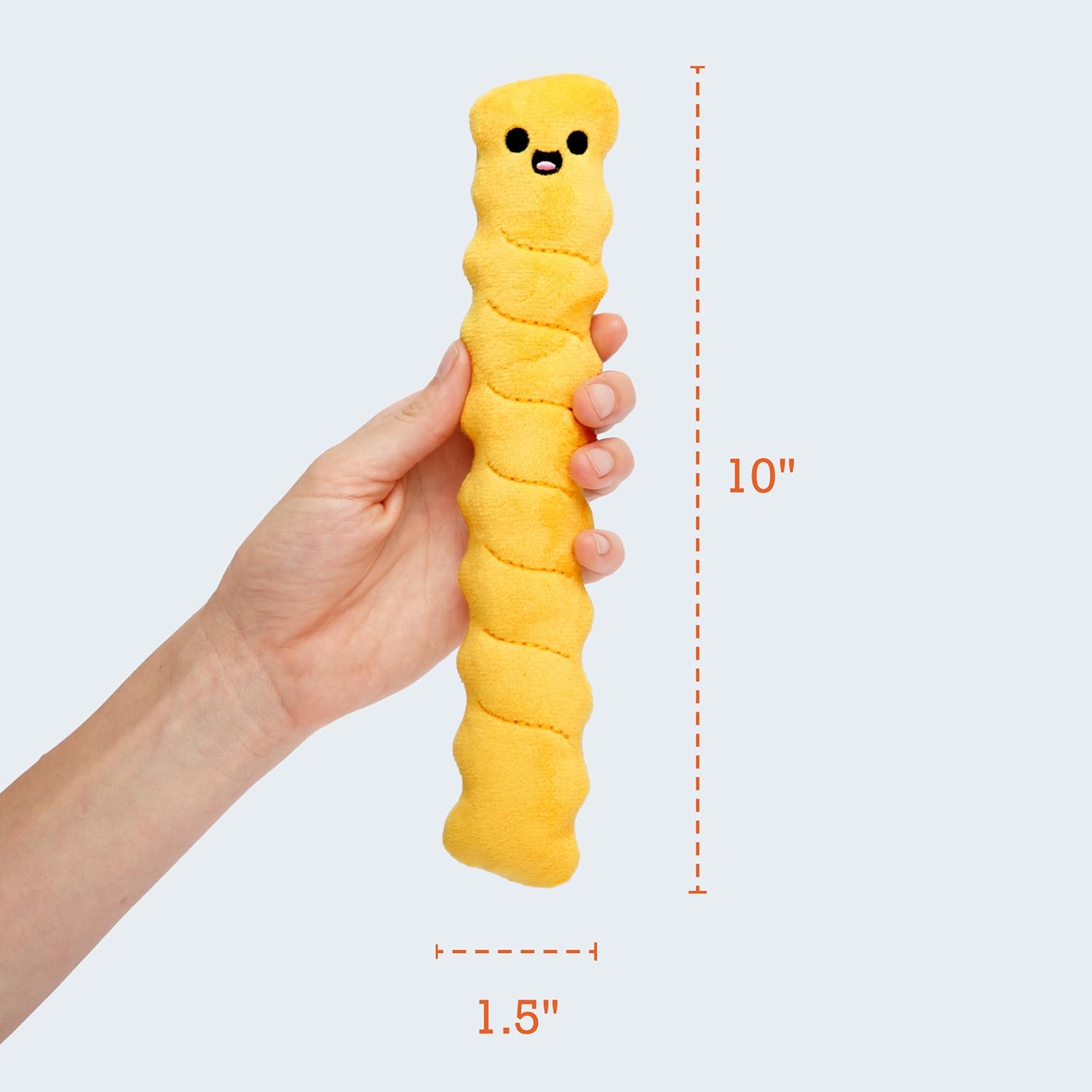 WHAT DO YOU MEME? Plush Emotional Support Crinkle Fries - Soft & Cuddly Comfort Toy