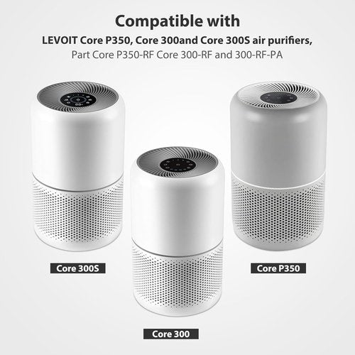 LEVOIT Core 300-P Air Purifier Replacement Filter - 3-in-1 H13 True HEPA for Pet Allergies