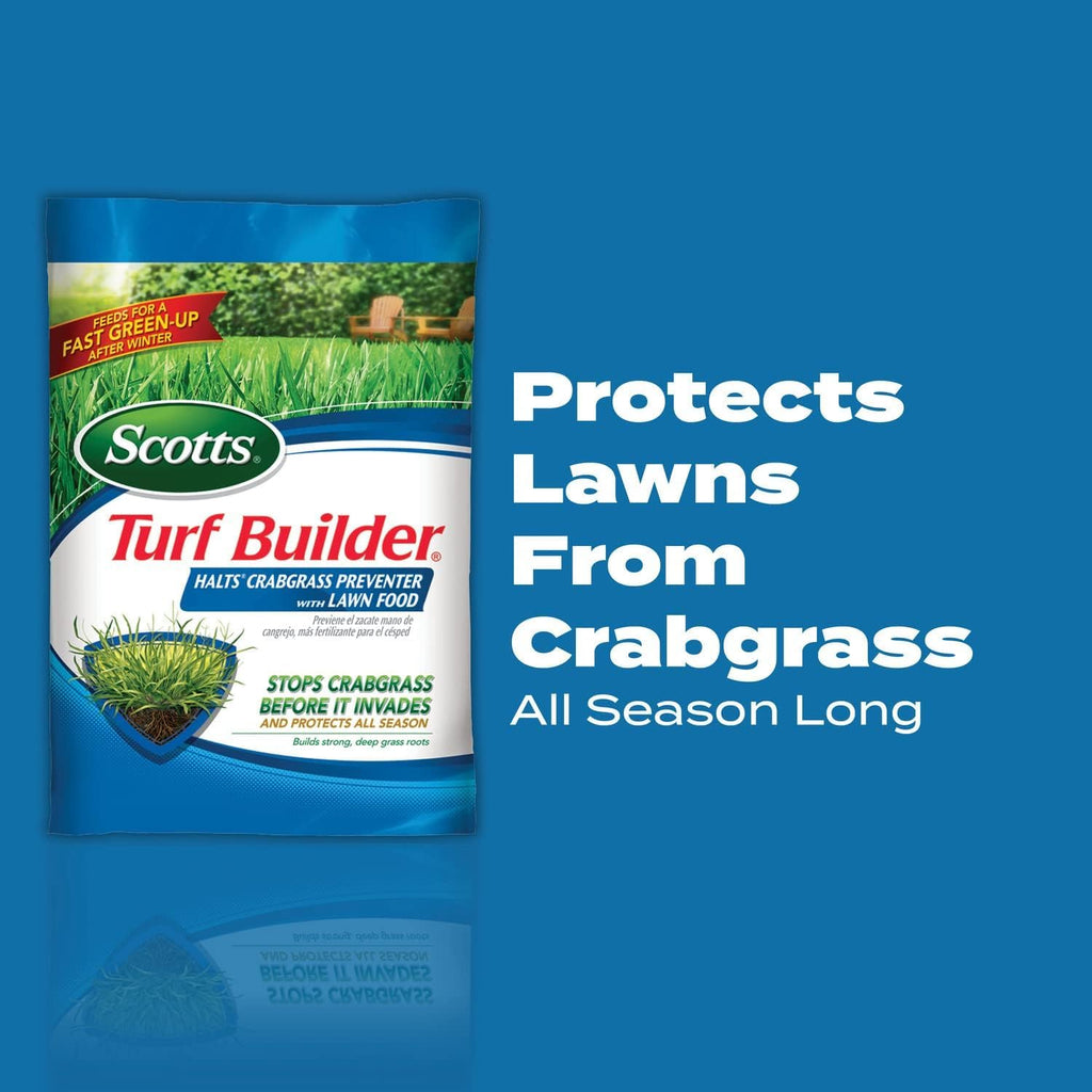 Scotts Turf Builder Crabgrass Preventer & Lawn Food - Covers 5,000 Sq. Ft. for a Lush Lawn