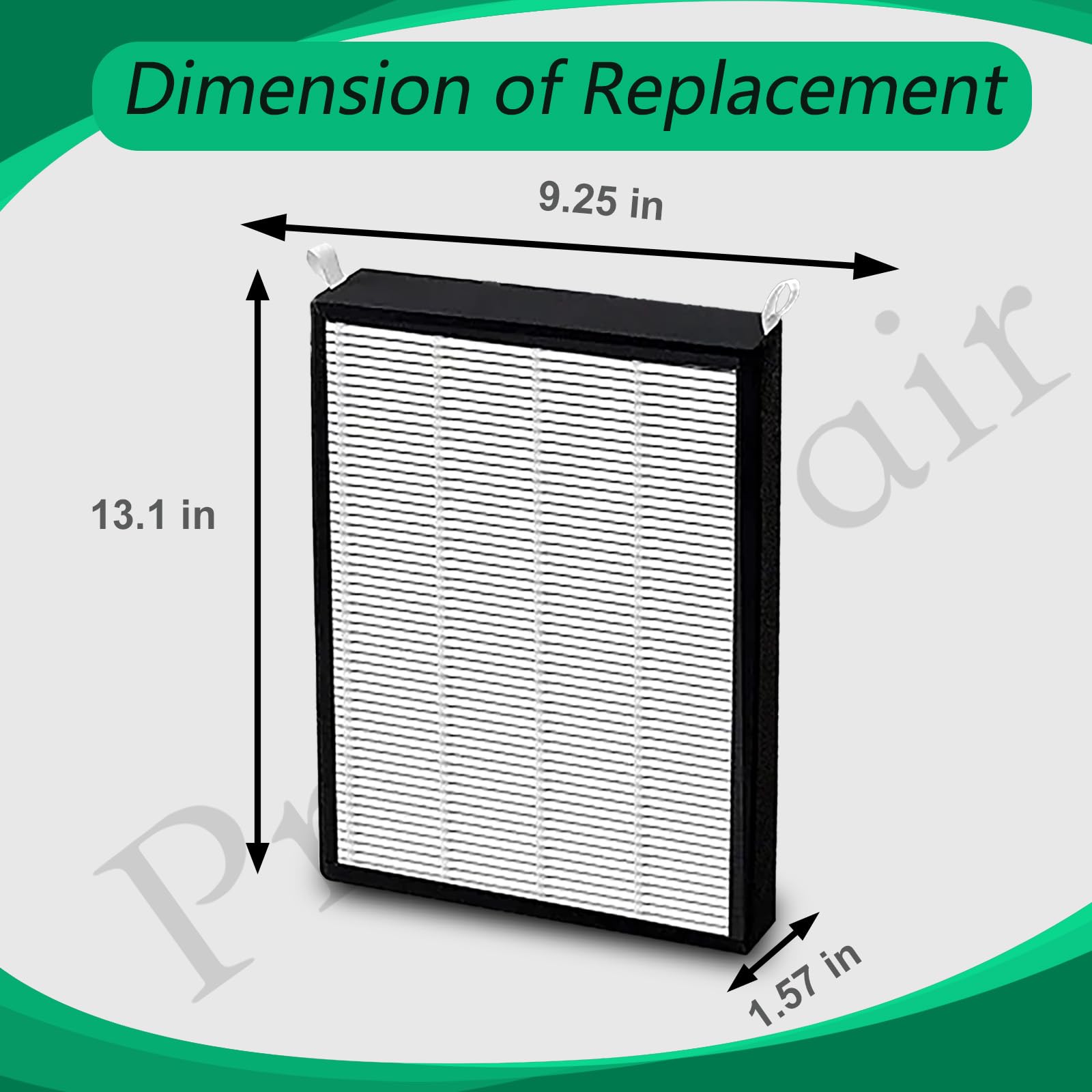 Prestivair 2 Pack 47001 HEPA/Carbon Combo Replacement Filters Compatible with NUWAVE OxyPure Model 47001 47002 47003 47004 47005 and 47006 Air Purifiers