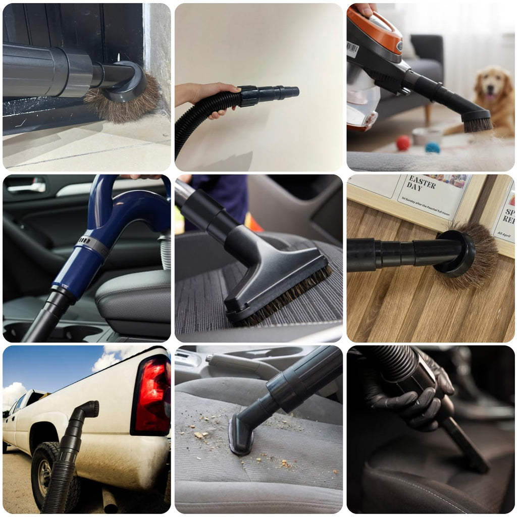 Vacuum Attachment Adapter Kit- Vacuum Hose Adapter - Pool Supply 1-1/4" or 1-1/2" Hoses Connector - Hoses Reducer Adapter - Reducer from 35mm/38mm/42mm to 32mm - from 1 3/8 inch to 1 1/4 inch