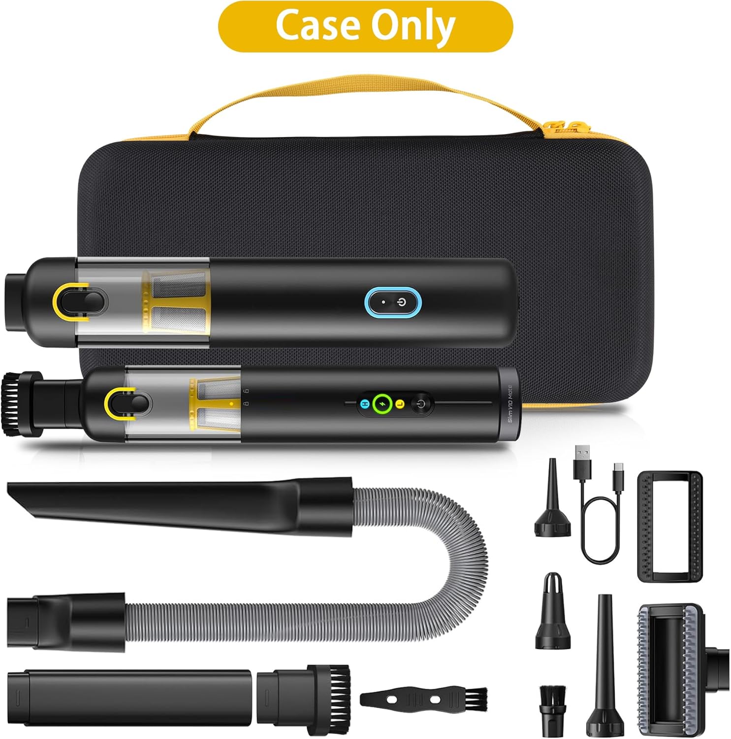 Aenllosi Hard Case for Fanttik V8/V10 Car Vacuum - Durable Organizer for Apex & Slim Models