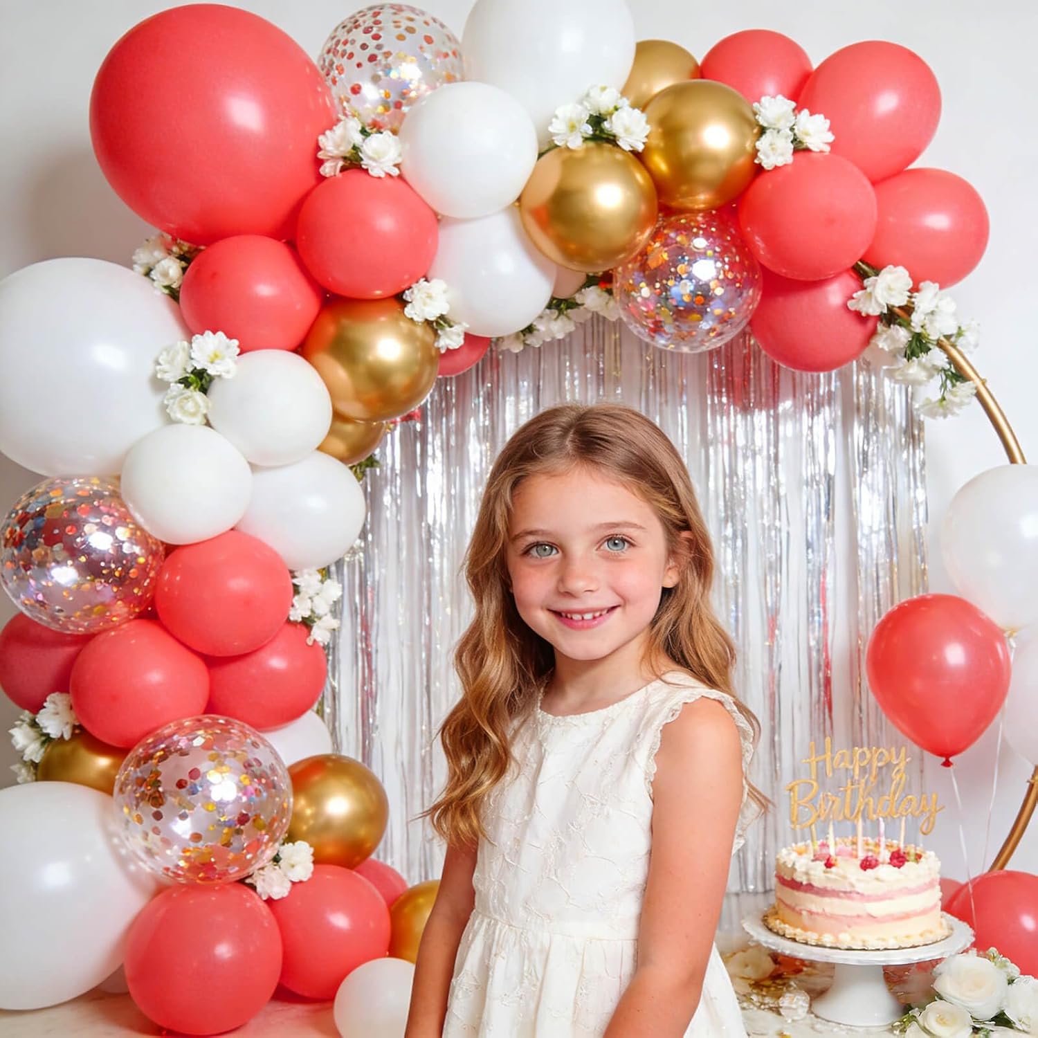 Pastel Red Latex Balloons by [Brand Name] - 110pcs 12-Inch Balloons for Birthday Parties & Baby Showers