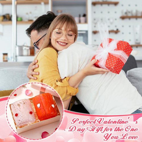 Willinglong 2 Pcs Valentine's Day Icon Juice Glass 16 Ounce Heart and Lip Themed Drinking Cocktails Glasses for Party, Pink Red Cute Double Old Fashioned Reusable Cups for Home Bar Decor Lovely Gift