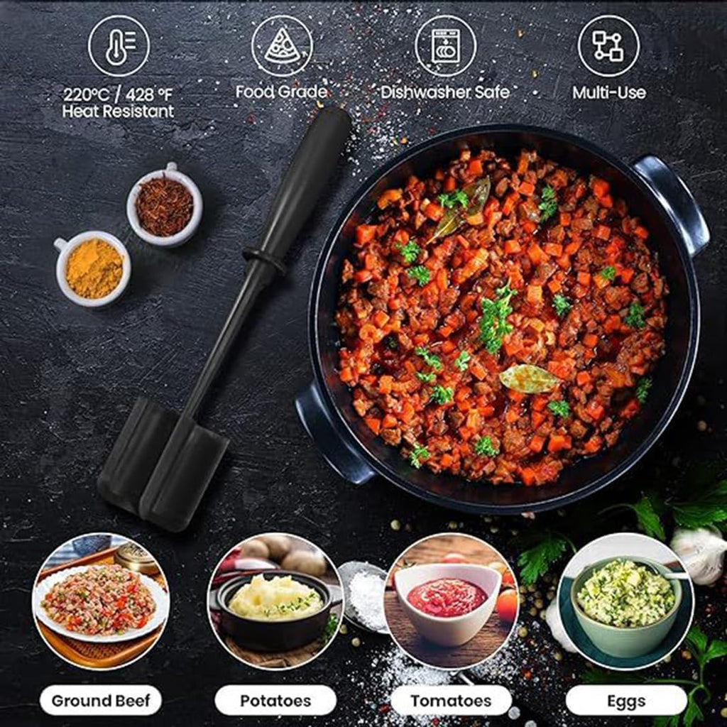 Meat Chopper by [Brand Name] - Premium Heat Resistant Masher for Hamburger, Ground Beef & Turkey