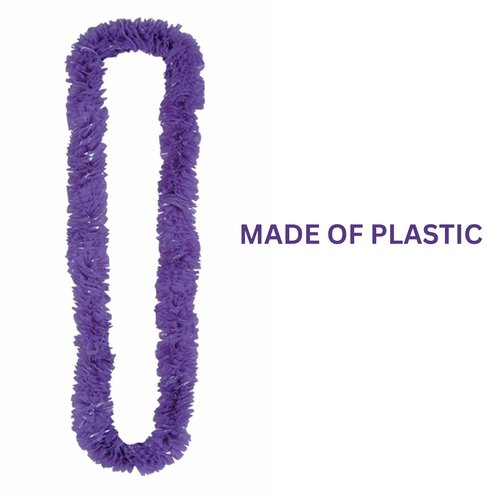 Beistle 144-Pack Soft-Twist Poly Leis Party Favors, 1-1/2 by 36-Inch, Purple