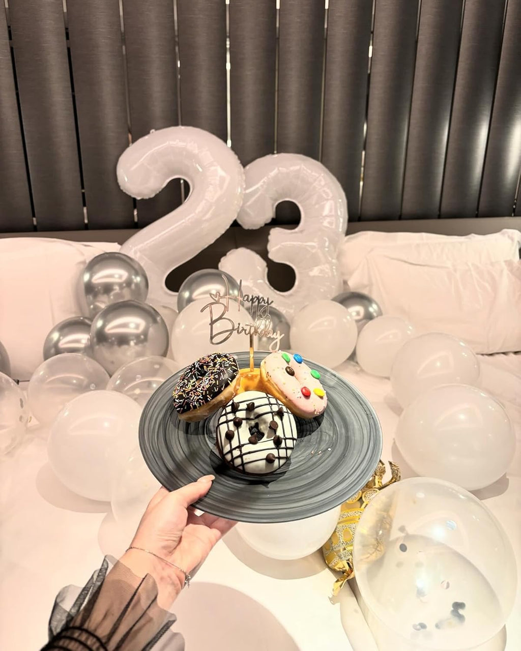 Translucent White Number Balloons by [Brand Name] - 40 Inch 0 Balloon for Birthday Celebrations