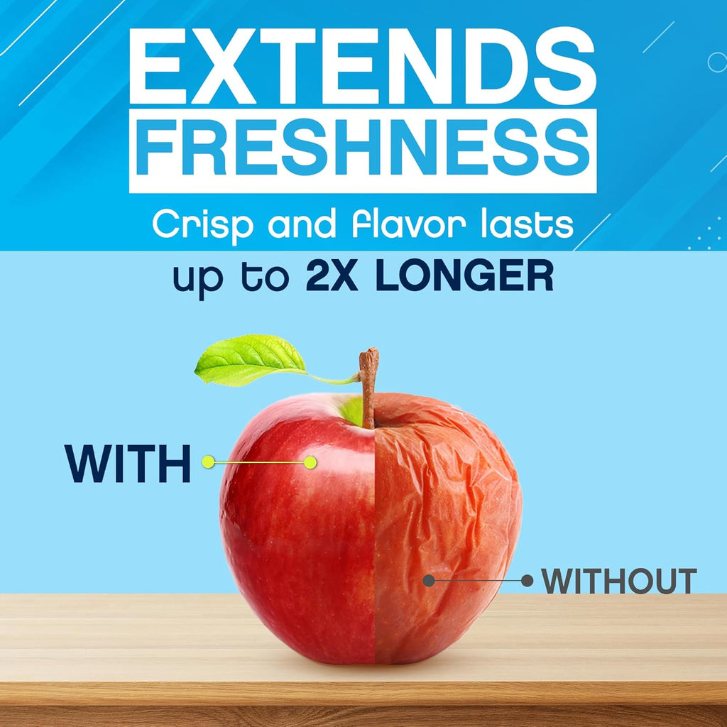 NonScents Refrigerator Deodorizer - Long-Lasting Odor Eliminator with Activated Charcoal | Unscented Freshness