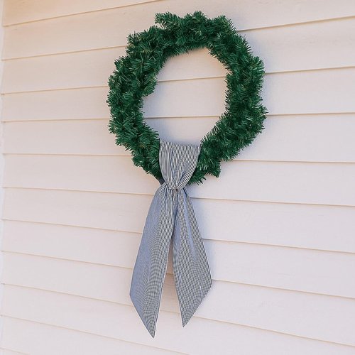 Black Striped Wreath Ribbon Set by [Brand Name] - 2 Pack, 5.12" Wide x 54.33" Each for Halloween Decor