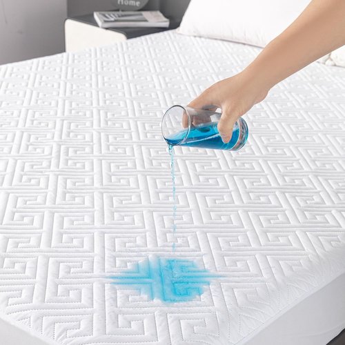 Mattress Protector Queen Size,Waterproof IPX5,Quilted 325GSM Bed Mattress Cover,6"-18''Deep Pocket Fitted Sheet,Soft,Breathable,Noiseless Mattress Pad,Machine Washable Queen Mattress Protector