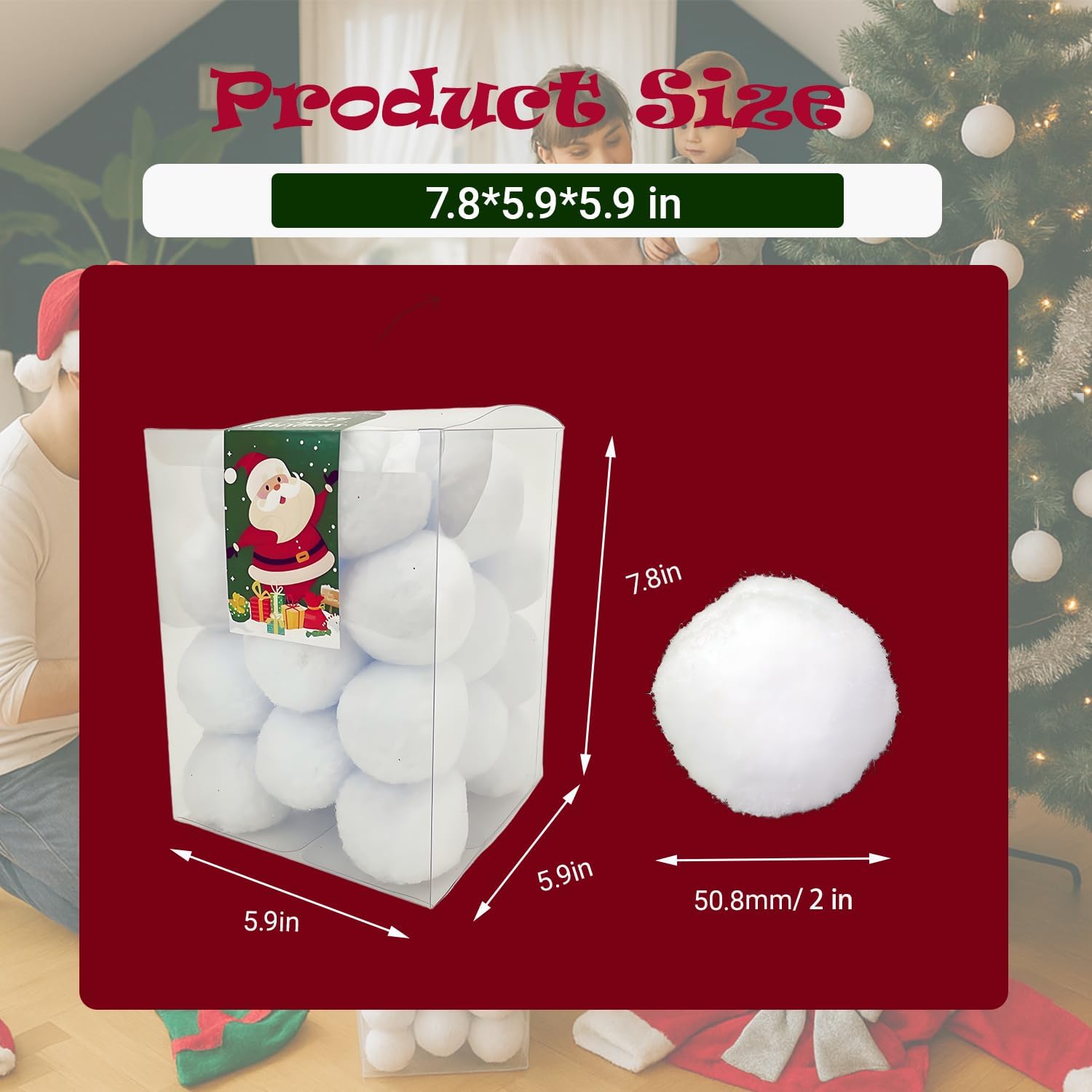 Skiennix Snow Toy Globe - Soft Artificial Snow Fight Balls for Kids | Indoor & Outdoor Fun