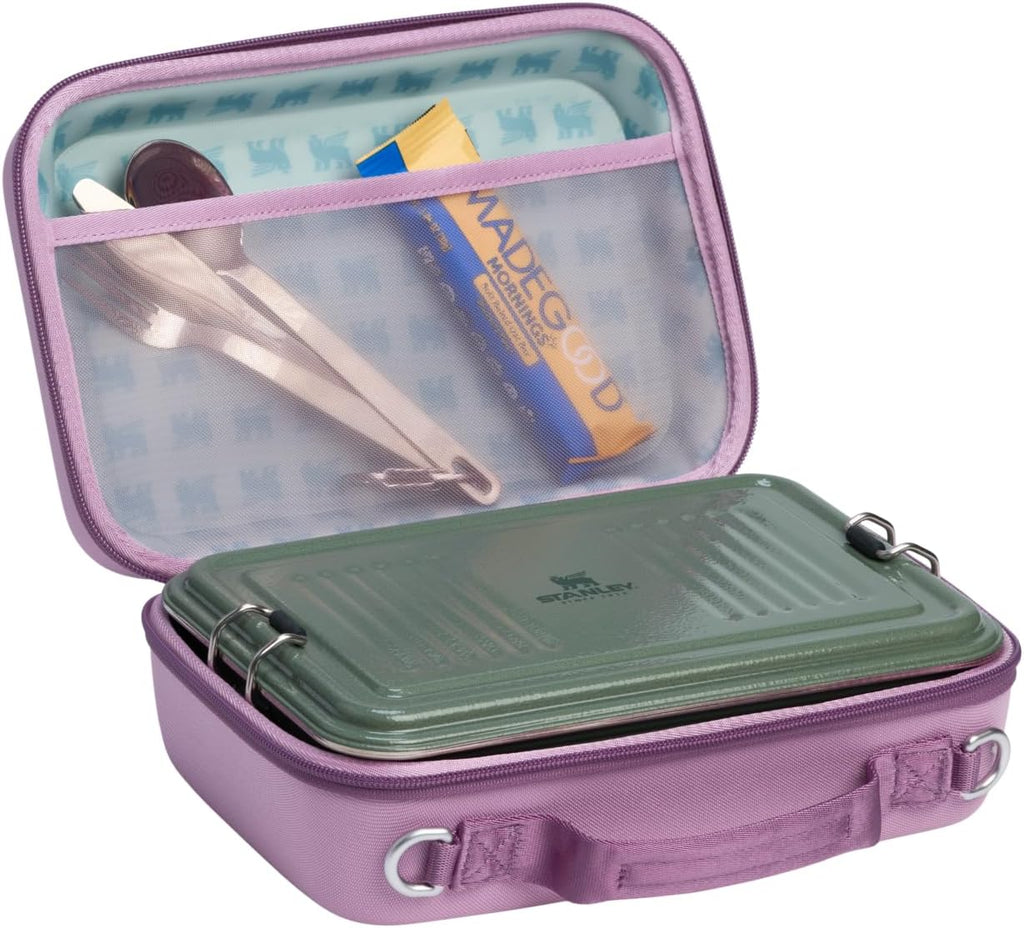 STANLEY Mini Lunch Box - 4.2-Quart EVA Insulated Bag | Crush Resistant | Adjustable Strap | BPA-Free | Lilac