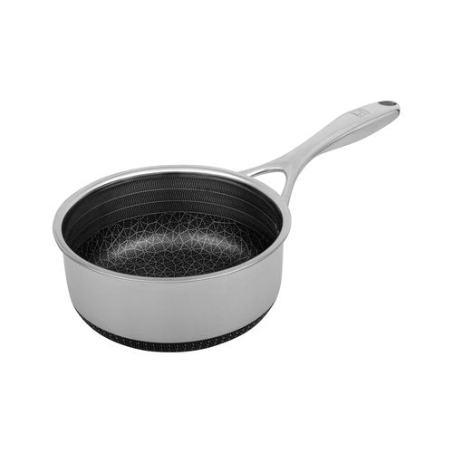 LIVWELL DiamondClad Nonstick Hybrid 1.5-Quart Saucepan with Lid - Kitchen Gifts - Pots and Pan Set Cookware - Medium Sauce Pan - Cooking and Dining - Sauce Pot with Lid - Stainless Steel Cookware Set