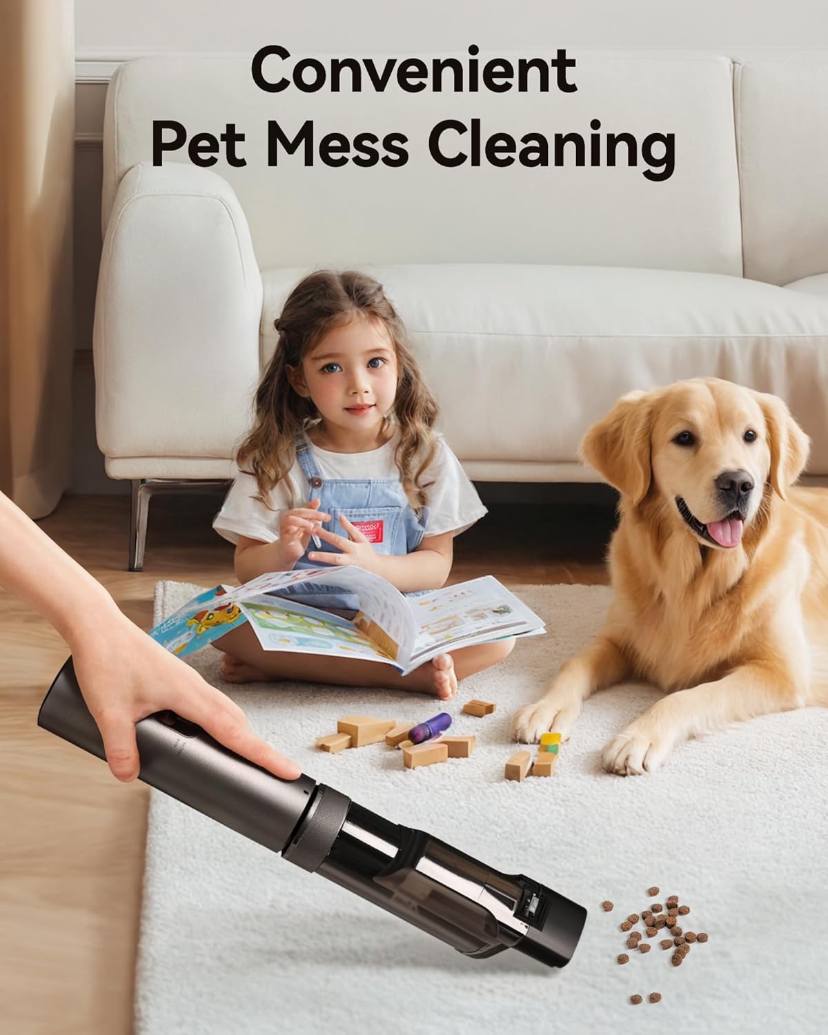 REDTIGER Cordless Car Vacuum - 21000PA Portable Handheld Cleaner with 70 Min Runtime | Fast USB-C Charge, Lightweight 4-in-1 Design