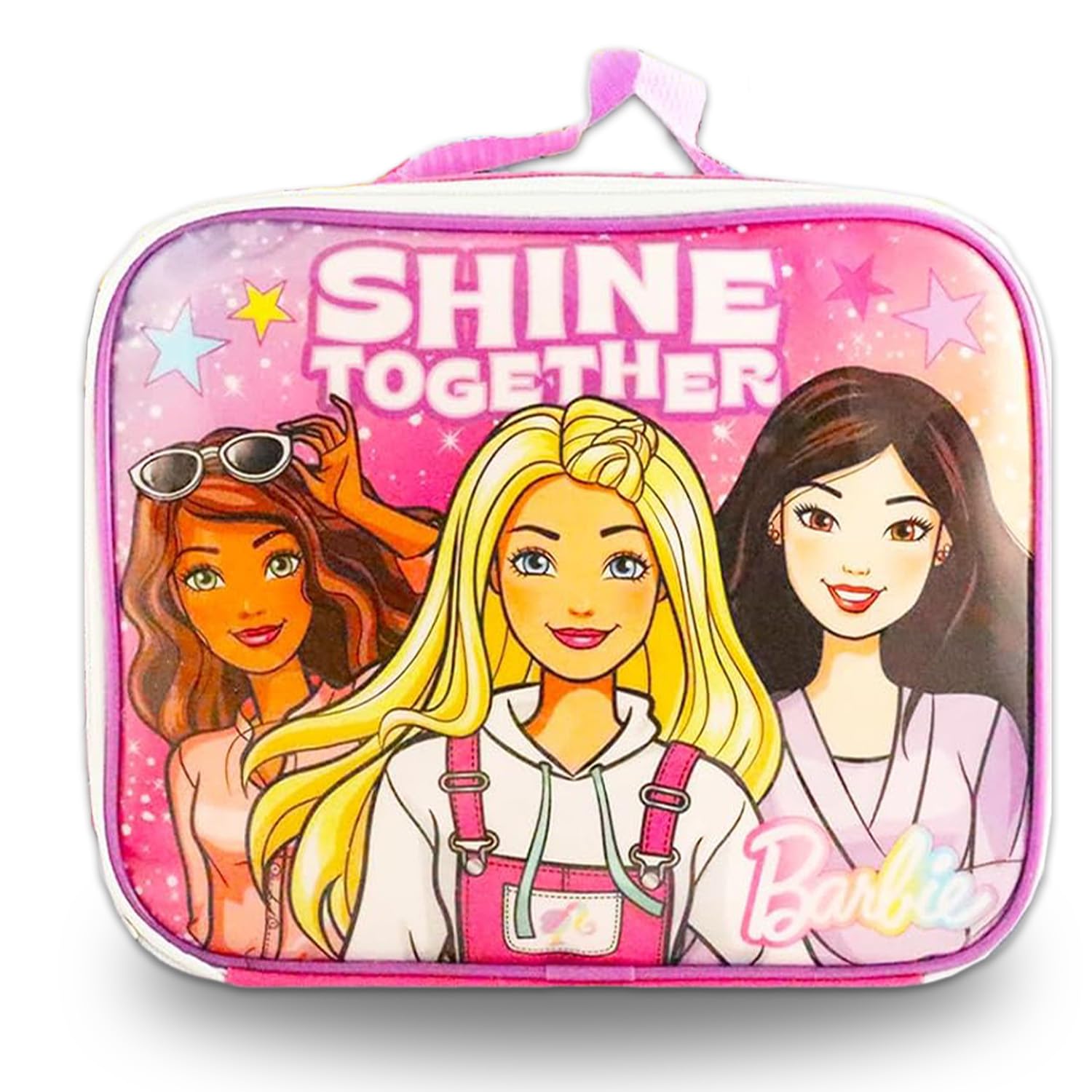 Barbie Mini Backpack with Lunch Box for Girls - Bundle with 11" School Bag, Lunch Bag Plus Tattoos, Water Bottle, and More | Barbie Girls Backpack Elementary School