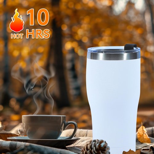 Dongni 20oz Tumbler with Lid Stainless Steel Tumblers Bulk, Double Wall Vacuum Insulated Coffee Travel Mug Powder Coated Tumbler（Mix 16 pack）